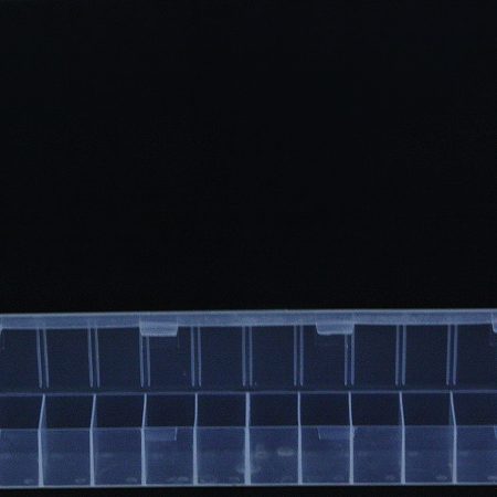 Hard Plastic Mineral Sample / Chip Tray Box 20 Divisions