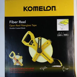 Komelon Open Reel Fiberglass Tape 330ft. / 100m