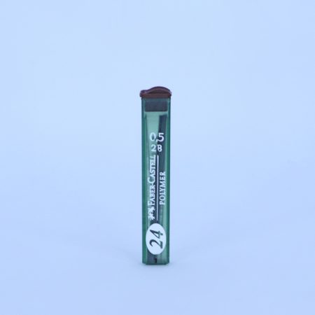 Minas Polymer Faber-Castell 0.5 mm 2B – Tubo de 12 unidades