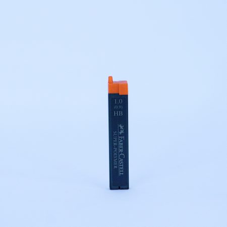 Minas Faber-Castell Super Polymer 0.9–1.0 mm HB – Tubo de 12 unidades