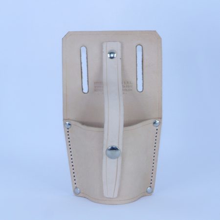 Porta Comba de Cuero con Tapa y Broche