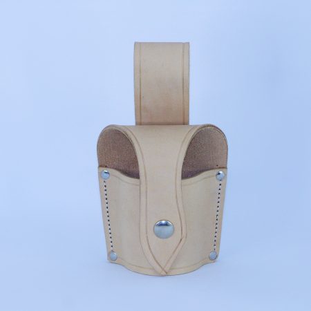Porta Pico de Cuero con Tapa y Broche
