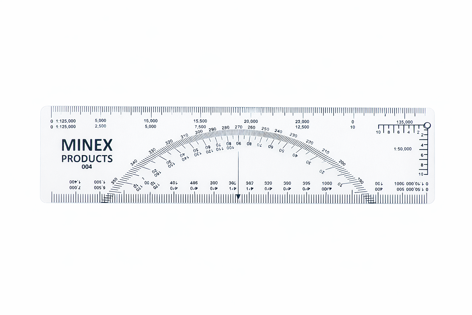Protactor Topográfico Minex Products – Escalas Múltiples