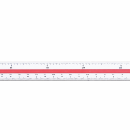 Escalímetro de Plástico Rotring 30 cm