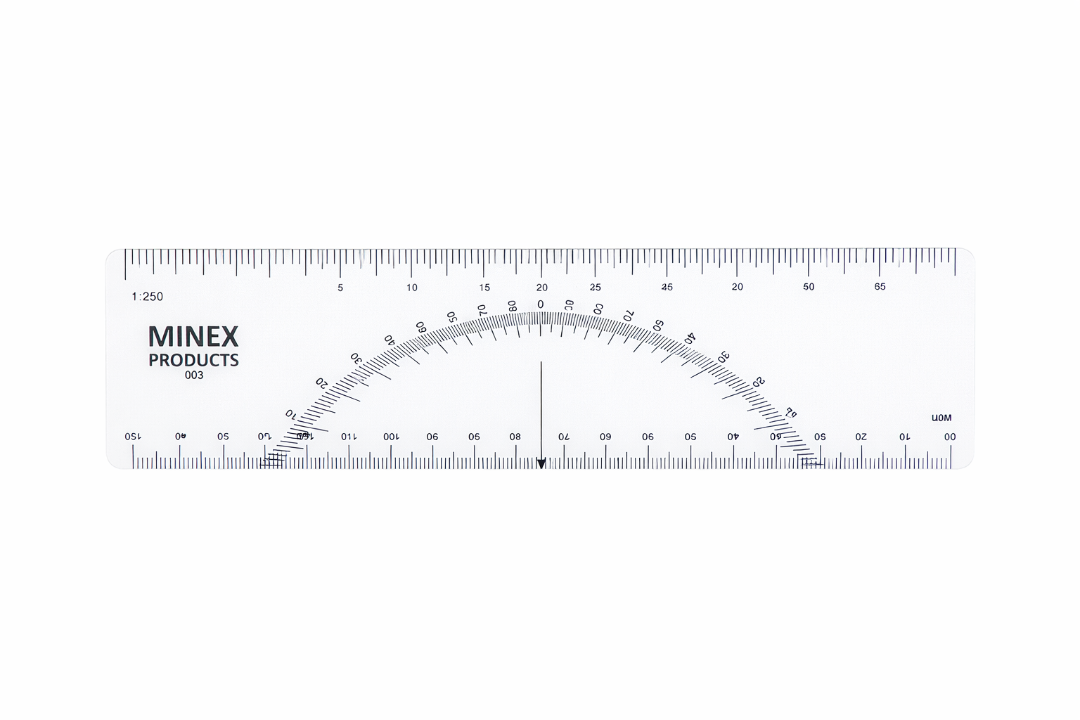 Protactor Topográfico Minex Products – Escala 1:250