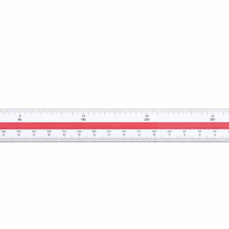 Escalímetro de Plástico Rotring 30 cm