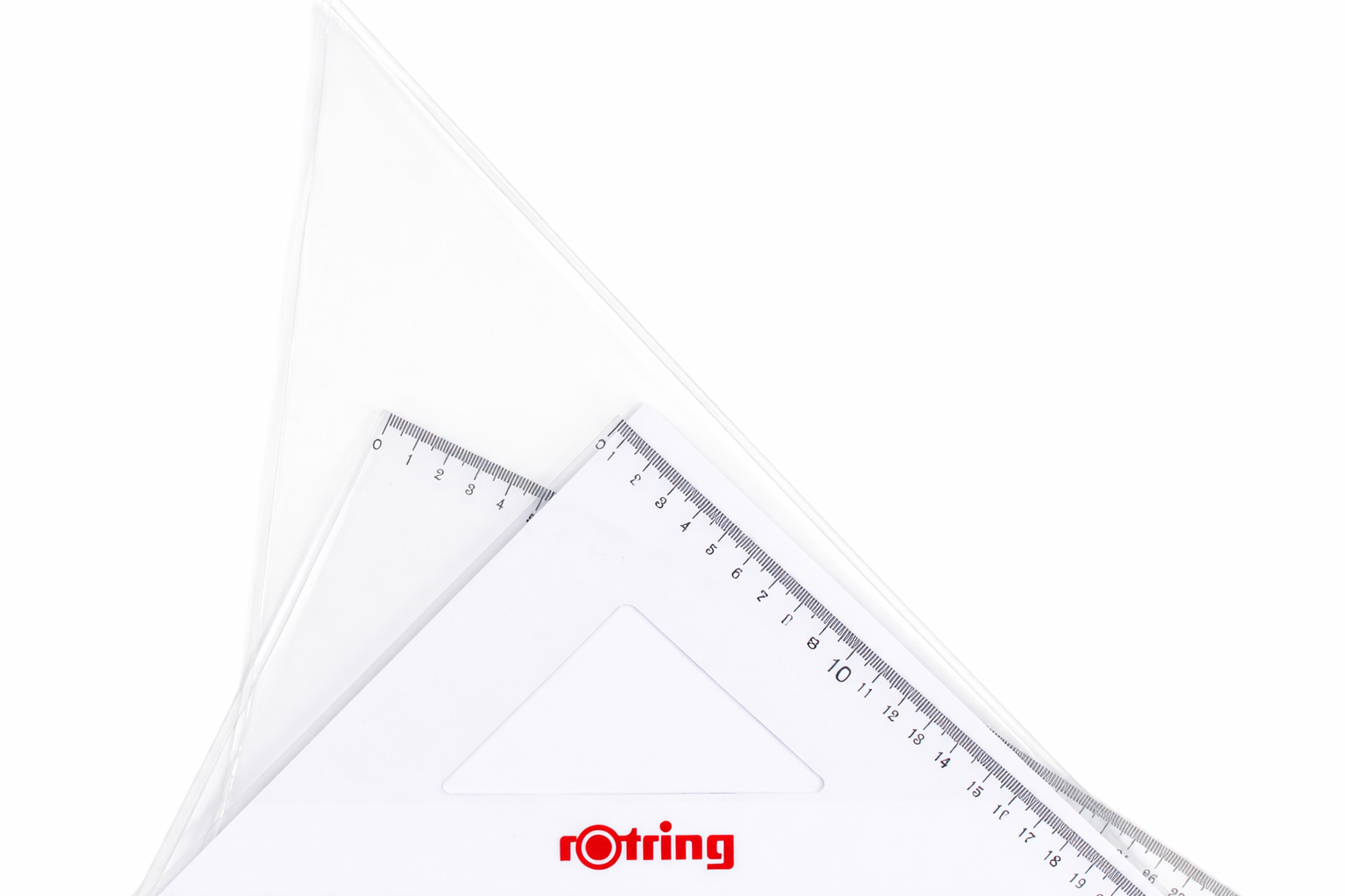 Escuadra de Plástico Rotring 30 cm